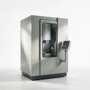 CNC vertical machining centre on a factory floor